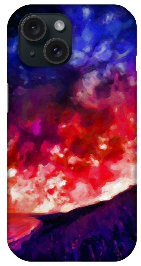 Abstract iPhone Case featuring the digital art Endless Romance by Joe Misrasi