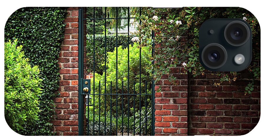 Tranquility iPhone Case featuring the photograph Entrance To A Walled Garden by Mary Smyth