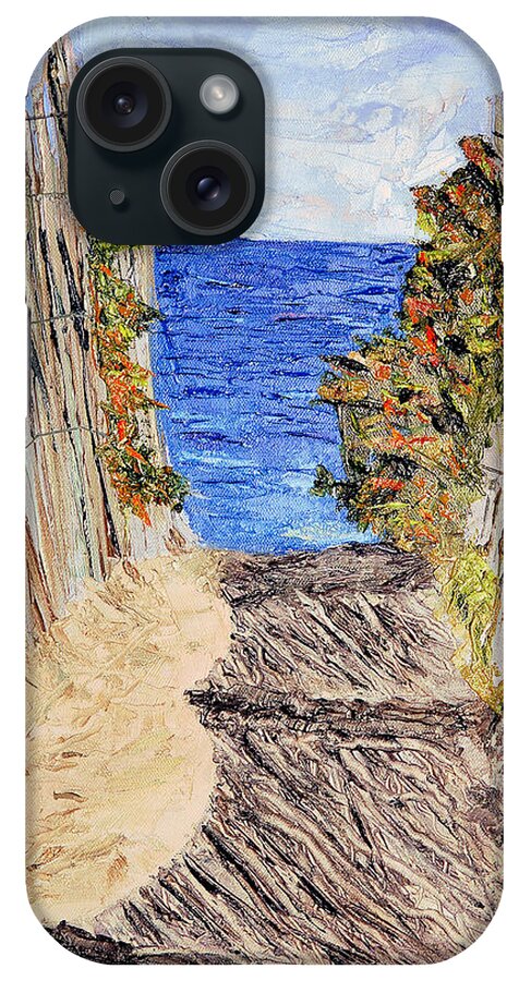 Painting iPhone Case featuring the painting Entrance to Summer by Michael Daniels