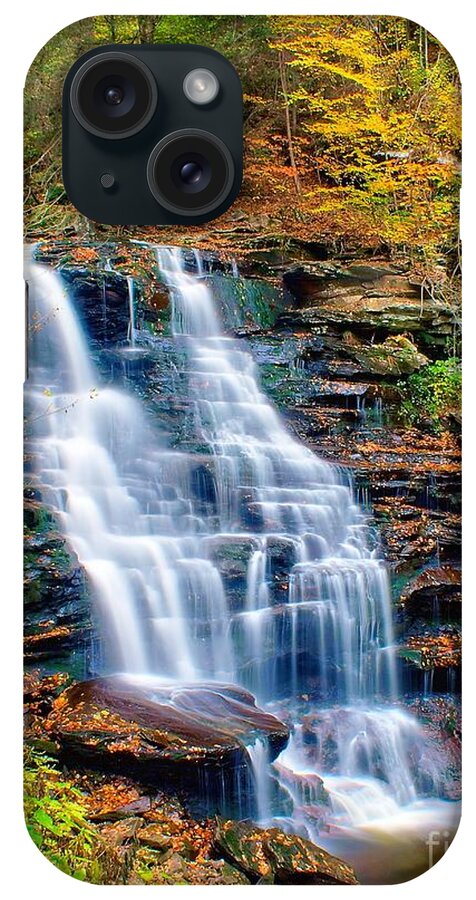 Waterfall iPhone Case featuring the photograph Erie Falls by Nick Zelinsky Jr