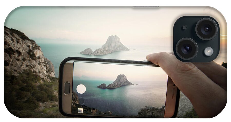 Personal Perspective iPhone Case featuring the photograph Es Vedra On Mobile by Andy Brandl
