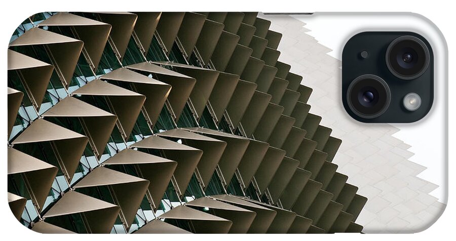 Singapore iPhone Case featuring the photograph Esplanade Theatres Roof 09 by Rick Piper Photography