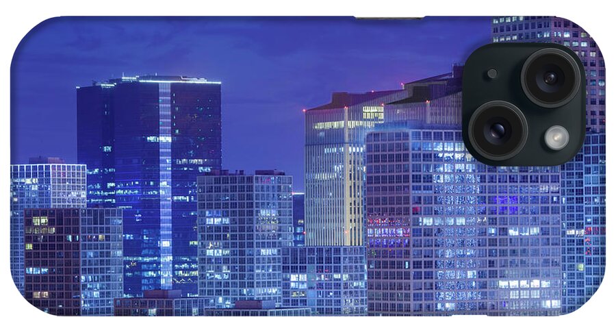 Tranquility iPhone Case featuring the photograph Evening Cityscape Of Beijing Cbd Area by Czqs2000 / Sts