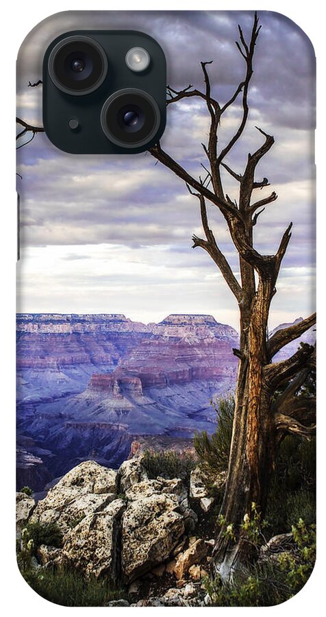 Color iPhone Case featuring the photograph Evening on the Rim by Alan Hausenflock