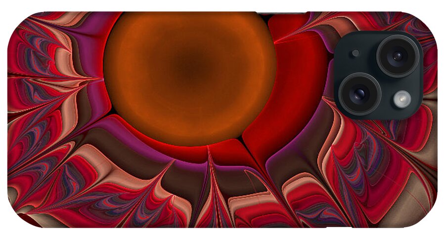 Floral Digital Art iPhone Case featuring the digital art Evening Whisper by Ester McGuire