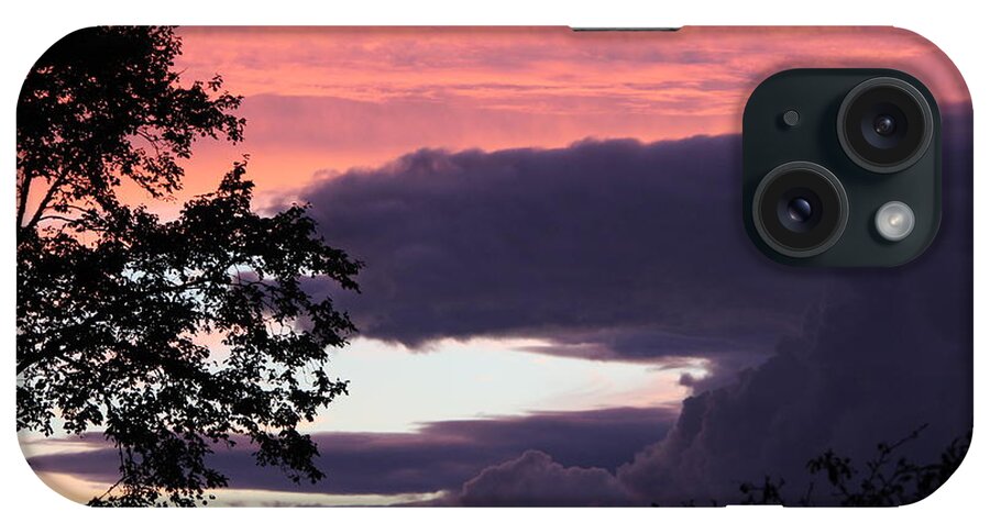 Sunset iPhone Case featuring the photograph Evening's Colours by Patricia Hiltz