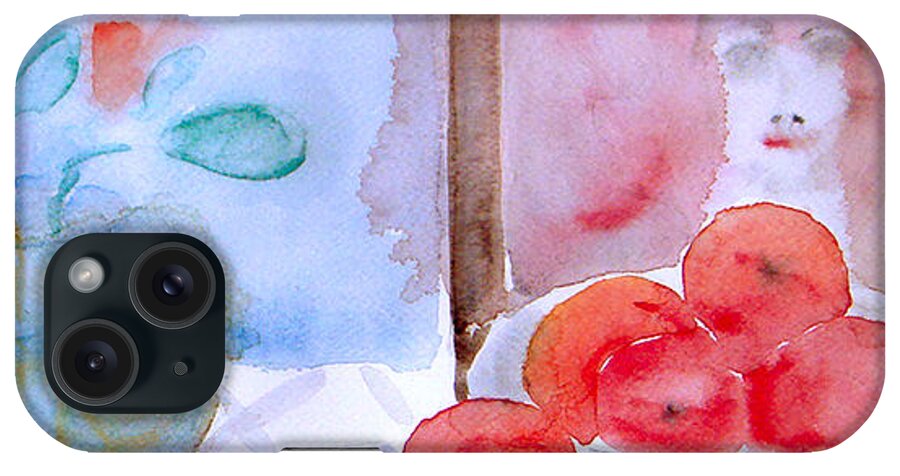 Fruit iPhone Case featuring the painting Expectation by Jasna Dragun