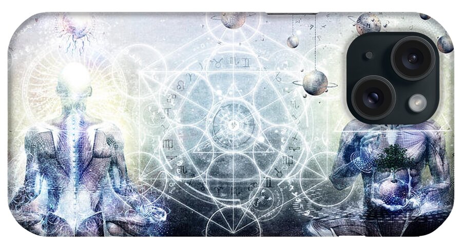 Spiritual iPhone Case featuring the digital art Experience So Lucid Discovery So Clear by Cameron Gray