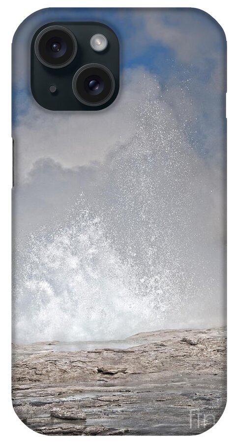 Yellowstone iPhone Case featuring the photograph Putting out the Fires of Hell by Brenda Kean