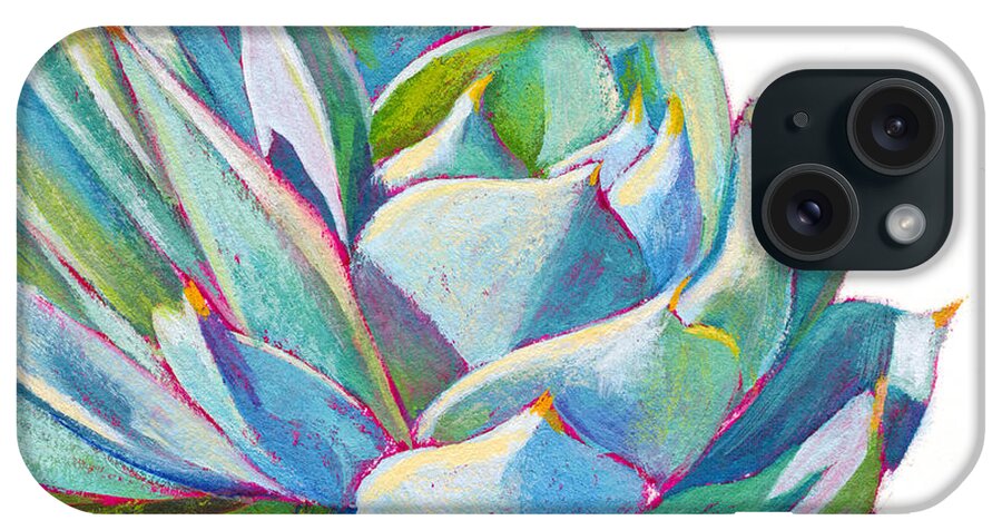 Succulent iPhone Case featuring the painting Eye Candy by Athena Mantle