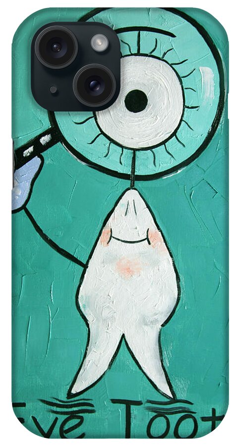 Eye Tooth iPhone Case featuring the painting Eye Tooth by Anthony Falbo