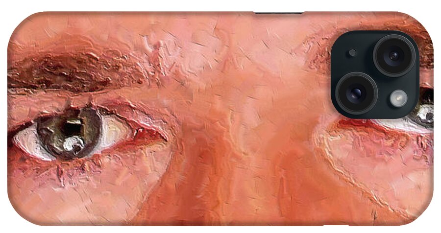 Eyes iPhone Case featuring the painting Eyes That Have It Nbr 102 by Will Barger