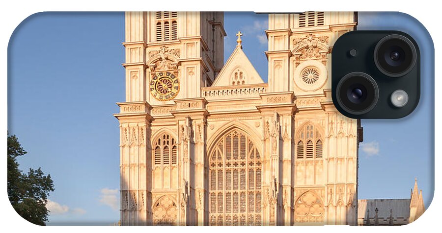 Photography iPhone Case featuring the photograph Facade Of A Cathedral, Westminster by Panoramic Images