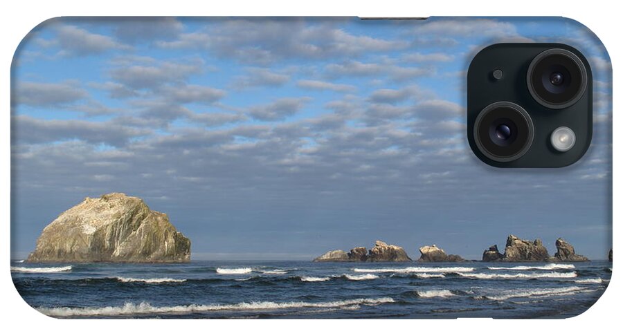 Bandon iPhone Case featuring the photograph Face Rock Blues by Suzy Piatt