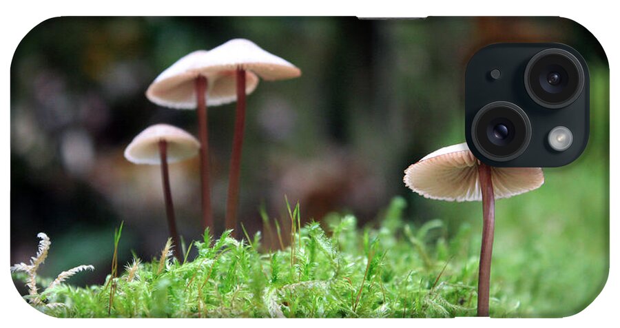 Fungi iPhone Case featuring the photograph Fairy Bonnets by Gerry Bates