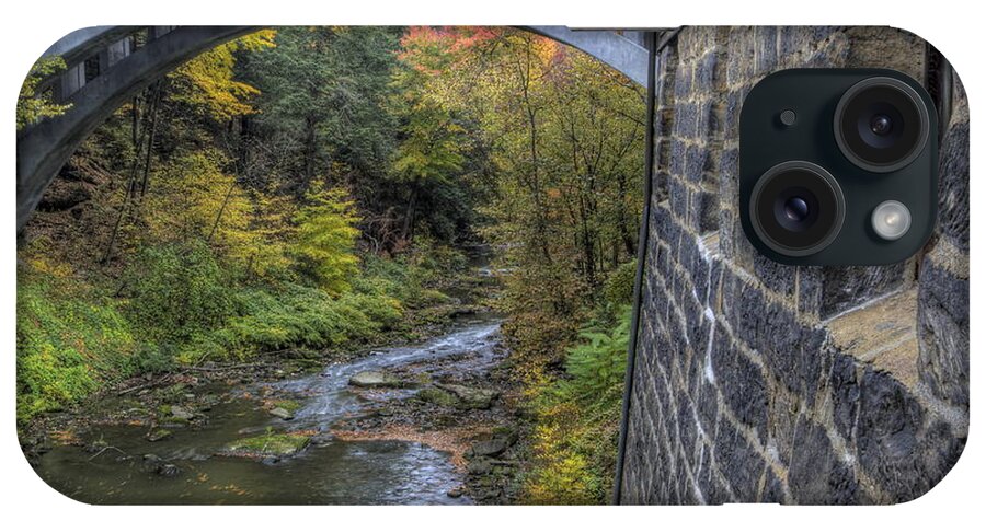 Mill iPhone Case featuring the photograph Fall at Mill Creek Park by David Dufresne