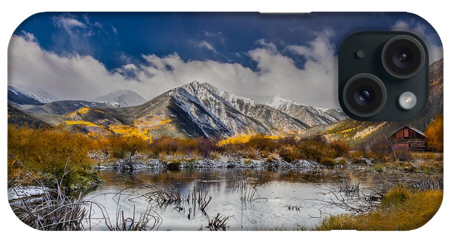Nature iPhone Case featuring the photograph Fall Reflection Pond by Steven Reed