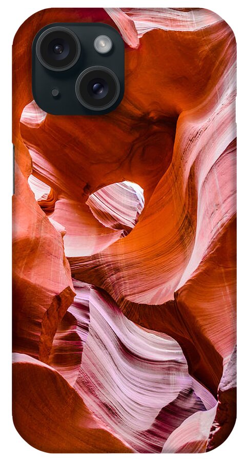 Antelope Canyon iPhone Case featuring the photograph Falling Rock Waves by Jason Chu