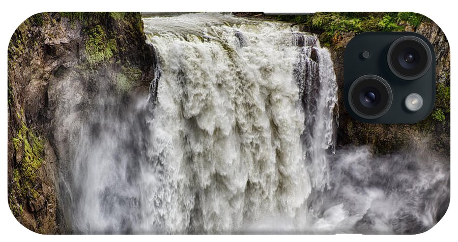 Snoqualmie Falls Washington State Panoramic iPhone Case featuring the photograph Falls in Love by James Heckt