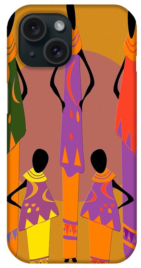 Family iPhone Case featuring the digital art Family Affair by Terry Boykin