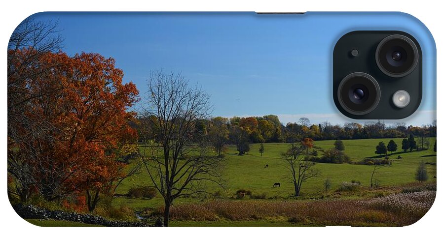  iPhone Case featuring the photograph Farm View by Tammie Miller