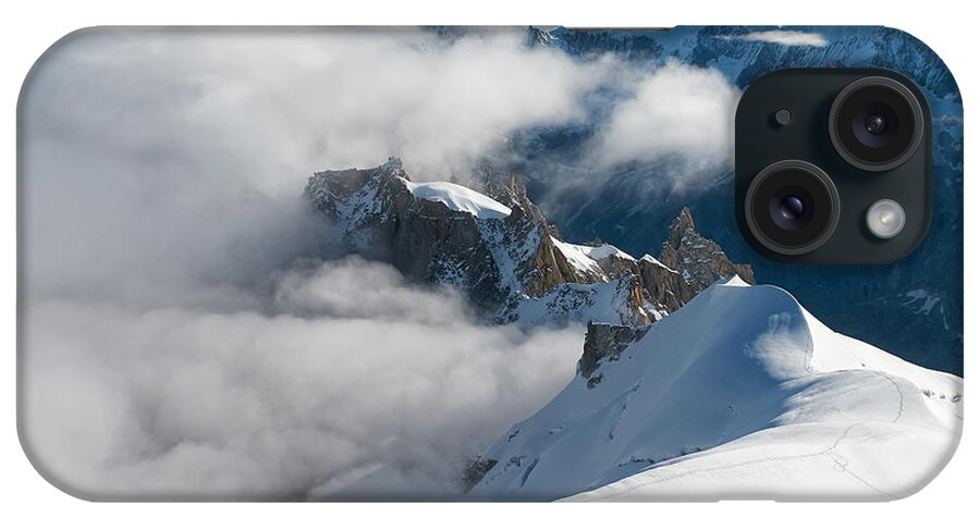Faszinitation iPhone Case featuring the photograph Fascinating Alpine world Chamonix by Juergen Klust