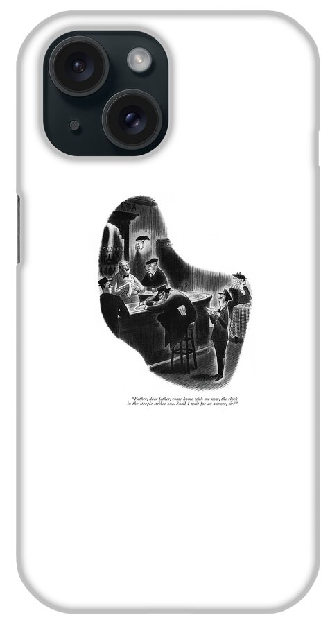 Father, Dear Father, Come Home With Me Now iPhone Case