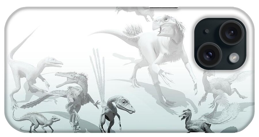 Animal iPhone Case featuring the photograph Feathered Dinosaurs by Mikkel Juul Jensen