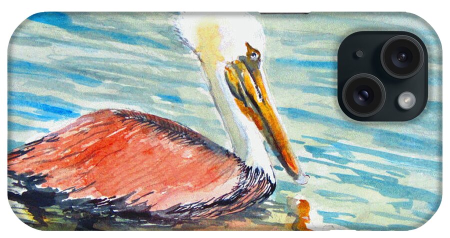  iPhone Case featuring the painting Feathered Friend by Bobby Walters