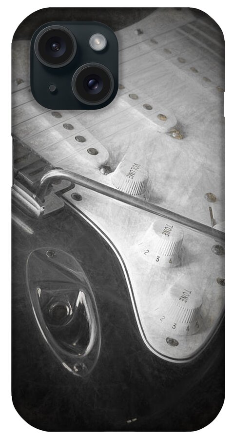 Fender iPhone Case featuring the digital art Fender Strat by Ian Merton