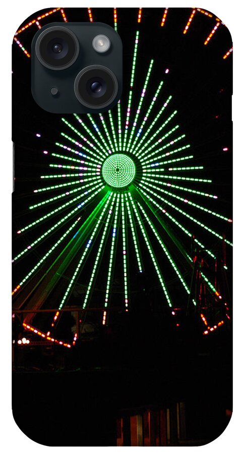 North Wildwood iPhone Case featuring the photograph Ferris Wheel Christmas Tree by Greg Graham