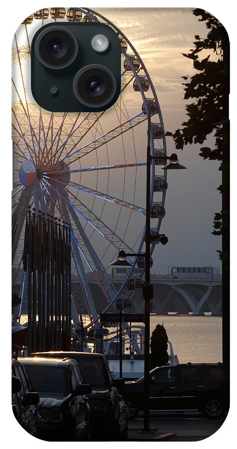 Sunset iPhone Case featuring the photograph Ferris Wheel Sunset 2 by James Granberry