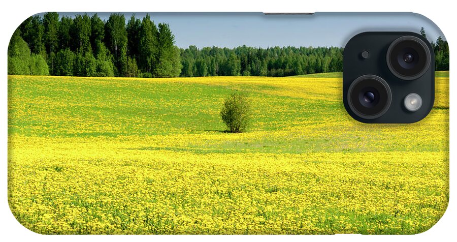 Baltic iPhone Case featuring the photograph Fields At Varska, Estonia, Baltic States by Nico Tondini