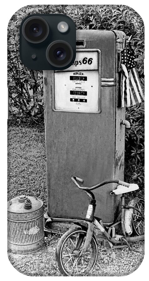 Gas Pump iPhone Case featuring the photograph Fill 'er up by Bonnie Willis