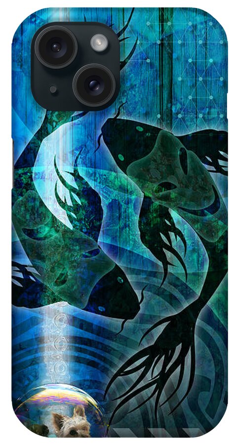 Pisces iPhone Case featuring the digital art Film at 11 by Kenneth Armand Johnson