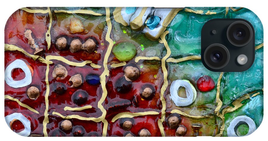 Modern iPhone Case featuring the mixed media Finding A Way Out by Donna Blackhall