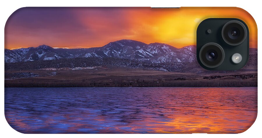Sunset iPhone Case featuring the photograph Fire and Ice by Darren White
