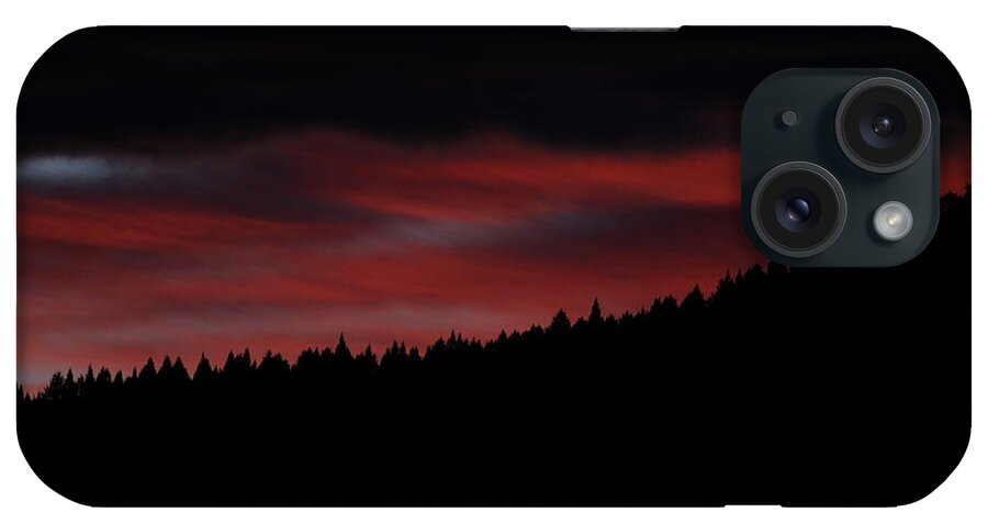 Sunrise iPhone Case featuring the photograph Fire in the Sky by Ann E Robson