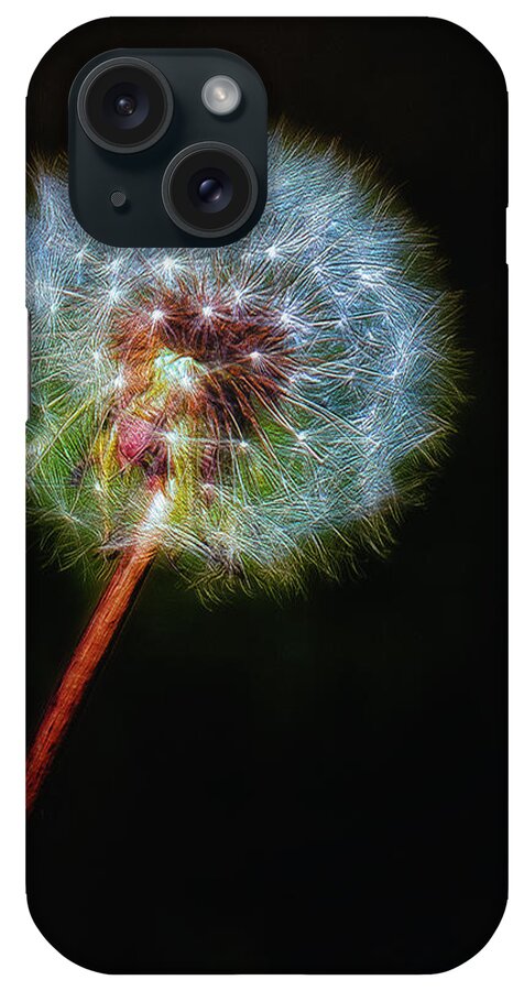 Dandelion iPhone Case featuring the photograph Firework Dandelion by Bill and Linda Tiepelman