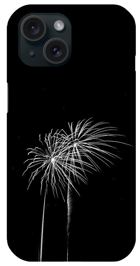 Addison Kaboom iPhone Case featuring the photograph Firework Palm Trees by Darryl Dalton