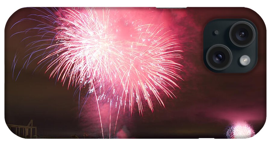 Firework iPhone Case featuring the photograph Fireworks on San Diego Bay by Nathan Rupert