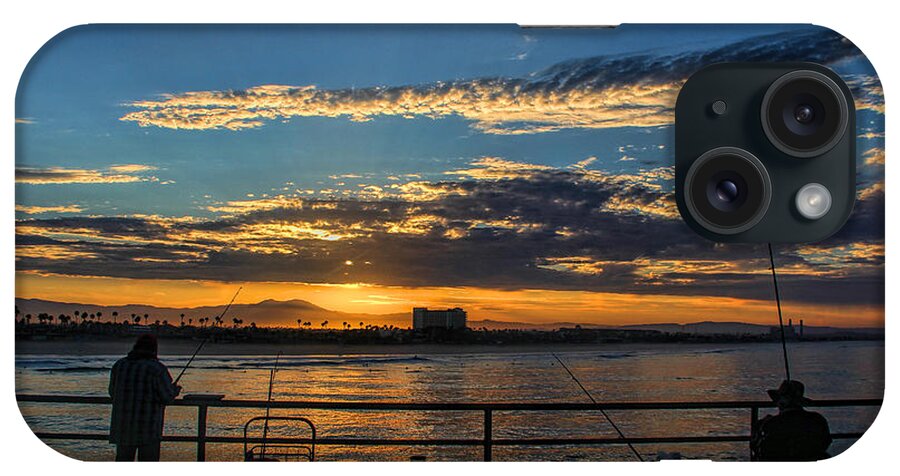 Fishermen iPhone Case featuring the photograph Fishermen morning by Tammy Espino