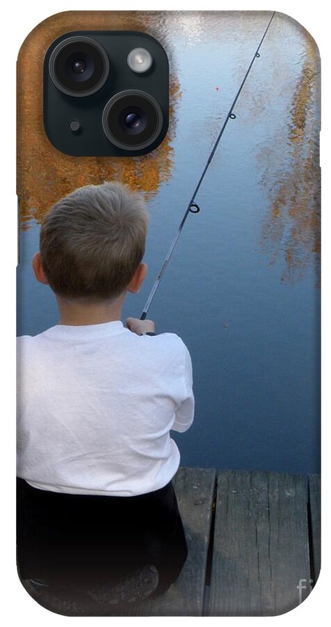 Fishing iPhone Case featuring the photograph Fishin' by Lainie Wrightson