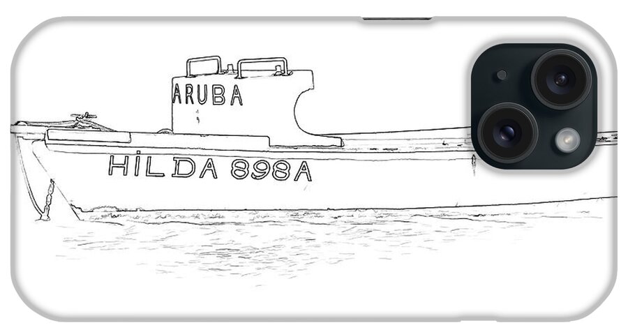 Aruba iPhone Case featuring the photograph Fishing Boat Hilda of the Caribbean II by David Letts