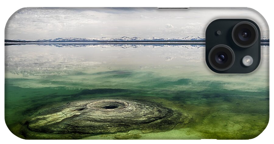 Usa iPhone Case featuring the photograph Fishing Cone Geyser by Juergen Klust