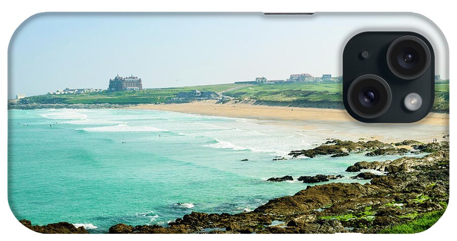 Tranquility iPhone Case featuring the photograph Fistral Beach, Newquay, Cornwall by John Harper
