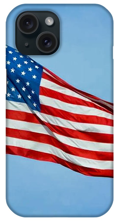 Flag iPhone Case featuring the photograph Flag USA by Holden The Moment