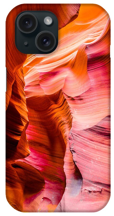 Antelope Canyon iPhone Case featuring the photograph Flame Canyon 1 by Jason Chu