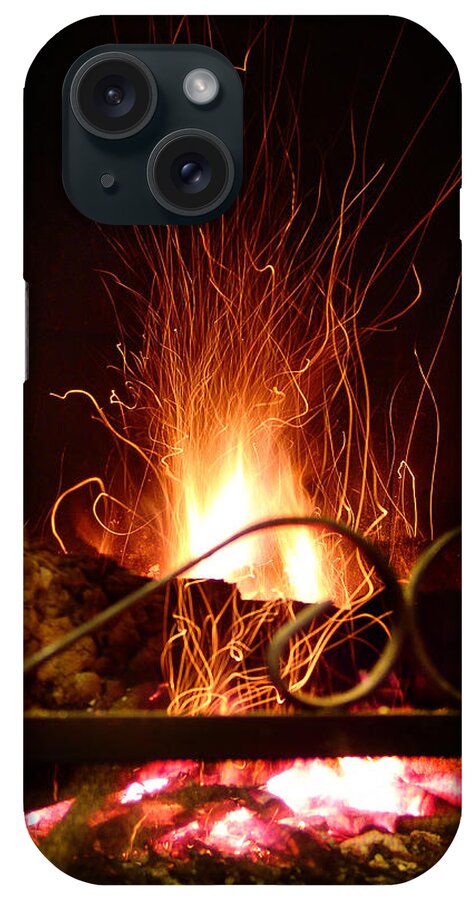 Flame iPhone Case featuring the photograph Flaming Wizard by Alessandro Della Pietra