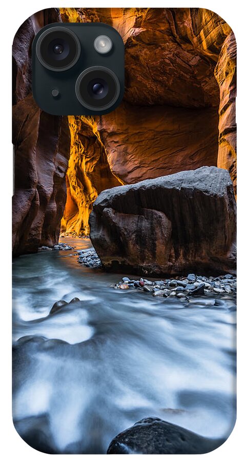 Zion National Park iPhone Case featuring the photograph Floating Rock by Chuck Jason